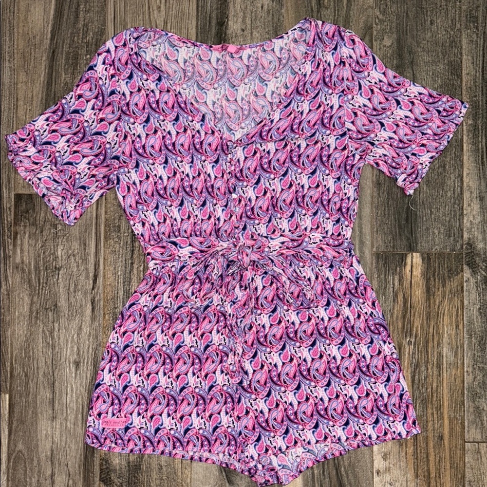 Vibrant Paisley Print Romper